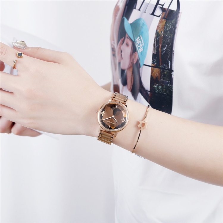 Women's personality diamond quartz bracelet watch top