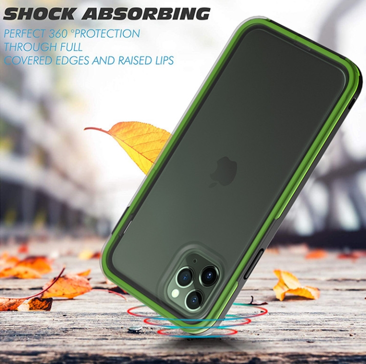 For iPhone 11 Pro TPU+PC Polish CaseDrop & Shockproof & Scratch-Resistant(Black+Green) For iPhone 11 Pro TPU+PC Polish CaseDrop & Shockproof & Scratch-Resistant(Black+Green)