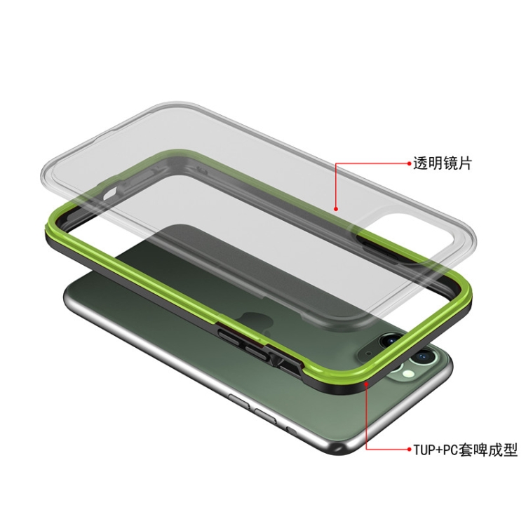 For iPhone 11 Pro TPU+PC Polish CaseDrop & Shockproof & Scratch-Resistant(Black+Green) For iPhone 11 Pro TPU+PC Polish CaseDrop & Shockproof & Scratch-Resistant(Black+Green)