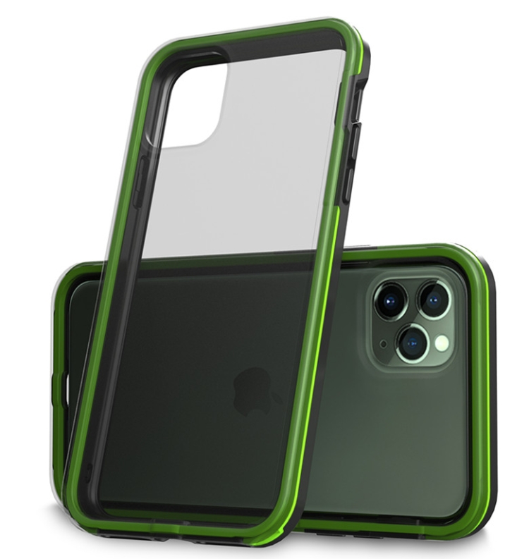 For iPhone 11 Pro TPU+PC Polish CaseDrop & Shockproof & Scratch-Resistant(Black+Green) For iPhone 11 Pro TPU+PC Polish CaseDrop & Shockproof & Scratch-Resistant(Black+Green)