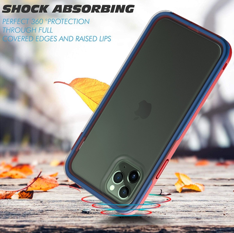 For iPhone 11 TPU+PC Polish Case Drop & Shockproof & Scratch-Resistant(Red+Blue) For iPhone 11 TPU+PC Polish Case Drop & Shockproof & Scratch-Resistant(Red+Blue)