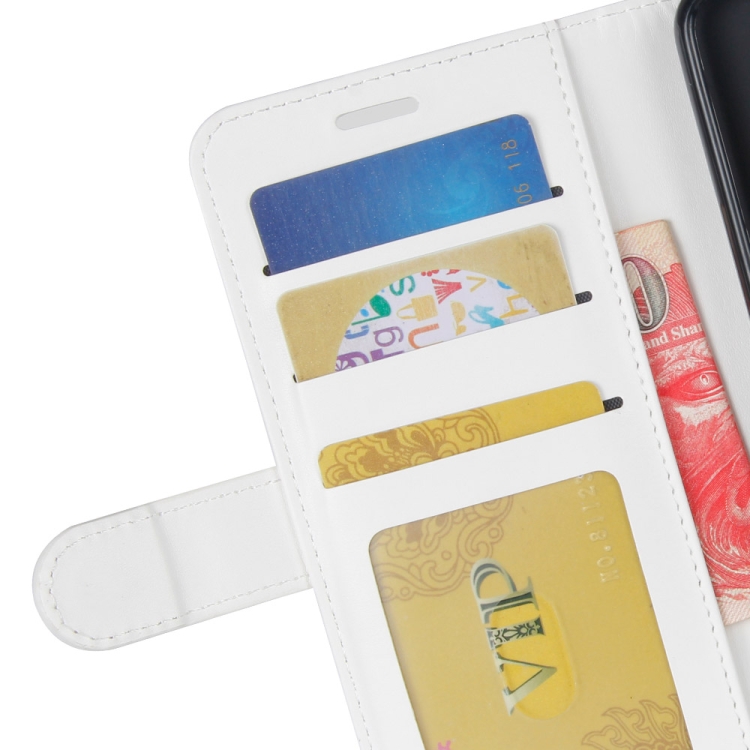 For Galaxy A51 (4G) R64 Texture Single Horizontal Flip Protective Case with Holder & Card Slots & Wallet& Photo Frame(White) For Galaxy A51 (4G) R64 Texture Single Horizontal Flip Protective Case with Holder & Card Slots & Wallet& Photo Frame(White)