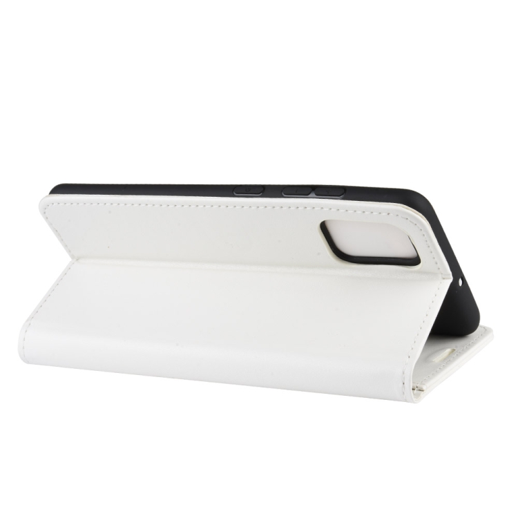For Galaxy A51 (4G) R64 Texture Single Horizontal Flip Protective Case with Holder & Card Slots & Wallet& Photo Frame(White) For Galaxy A51 (4G) R64 Texture Single Horizontal Flip Protective Case with Holder & Card Slots & Wallet& Photo Frame(White)