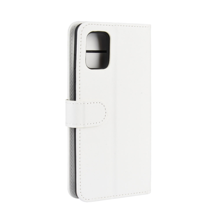 For Galaxy A51 (4G) R64 Texture Single Horizontal Flip Protective Case with Holder & Card Slots & Wallet& Photo Frame(White) For Galaxy A51 (4G) R64 Texture Single Horizontal Flip Protective Case with Holder & Card Slots & Wallet& Photo Frame(White)