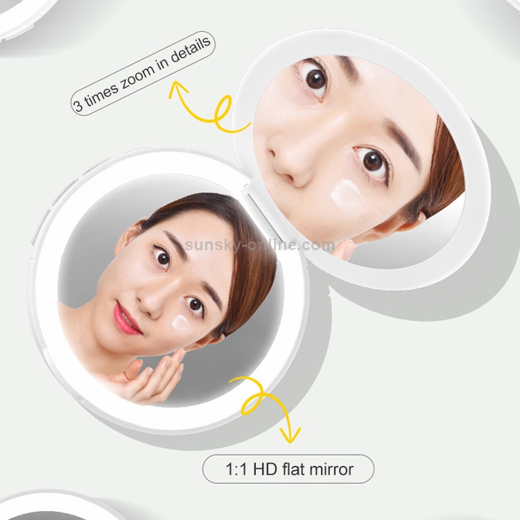 Makeup Mirror And Bluetooth Speaker For Fill Light Lamp(Green)