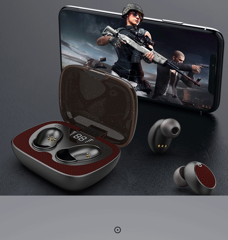 ES02 Bluetooth 5.0+EDR In-ear Stereo Bluetooth Earphone With Digital Display Charging Bin(Patch Version) ES02 Bluetooth 5.0+EDR In-ear Stereo Bluetooth Earphone With Digital Display Charging Bin(Patch Version)