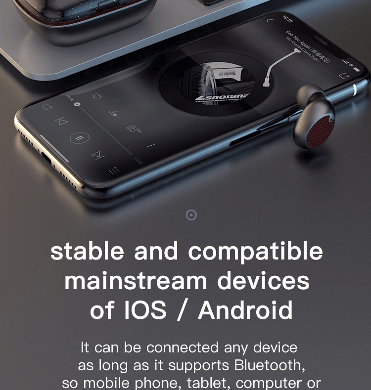 ES02 Bluetooth 5.0+EDR In-ear Stereo Bluetooth Earphone With Digital Display Charging Bin(Patch Version) ES02 Bluetooth 5.0+EDR In-ear Stereo Bluetooth Earphone With Digital Display Charging Bin(Patch Version)