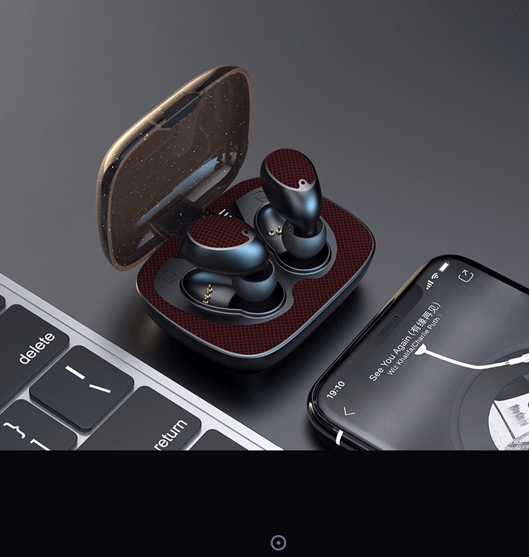 ES02 Bluetooth 5.0+EDR In-ear Stereo Bluetooth Earphone With Digital Display Charging Bin(Patch Version) ES02 Bluetooth 5.0+EDR In-ear Stereo Bluetooth Earphone With Digital Display Charging Bin(Patch Version)