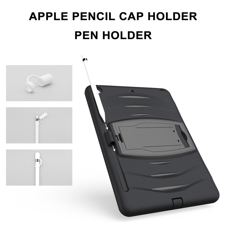 For iPad 10.5 2019 360 Degree Rotation PC + Silicone Protective Case with Holder & Hand-strap(Light Green) For iPad 10.5 2019 360 Degree Rotation PC + Silicone Protective Case with Holder & Hand-strap(Light Green)