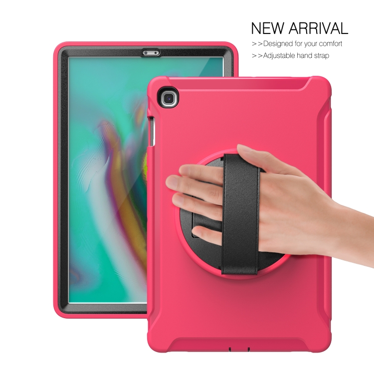 For iPad 10.2 2019 360 Degree Rotation PC + Silicone Protective Case with Holder & Hand-strap(Black) For iPad 10.2 2019 360 Degree Rotation PC + Silicone Protective Case with Holder & Hand-strap(Black)