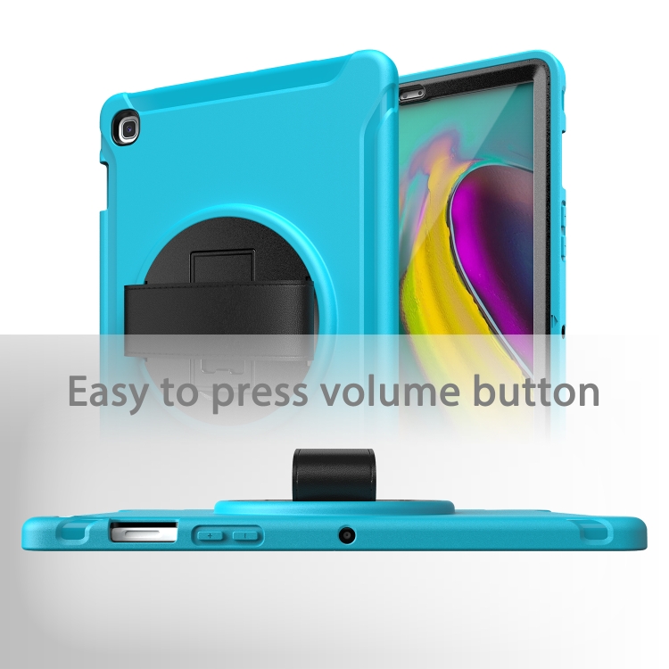 For iPad 10.2 2019 360 Degree Rotation PC + Silicone Protective Case with Holder & Hand-strap(Black) For iPad 10.2 2019 360 Degree Rotation PC + Silicone Protective Case with Holder & Hand-strap(Black)