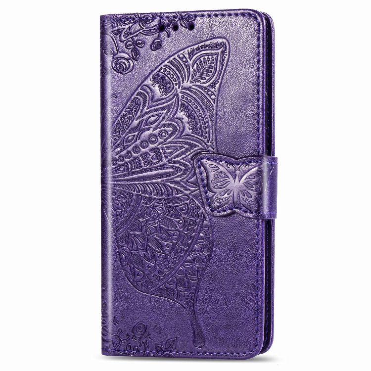 For Galaxy A71 Butterfly Love Flower Embossed Horizontal Flip Leather Case with Bracket / Card Slot / Wallet / Lanyard(Dark Purple) For Galaxy A71 Butterfly Love Flower Embossed Horizontal Flip Leather Case with Bracket / Card Slot / Wallet / Lanyard(Dark Purple)