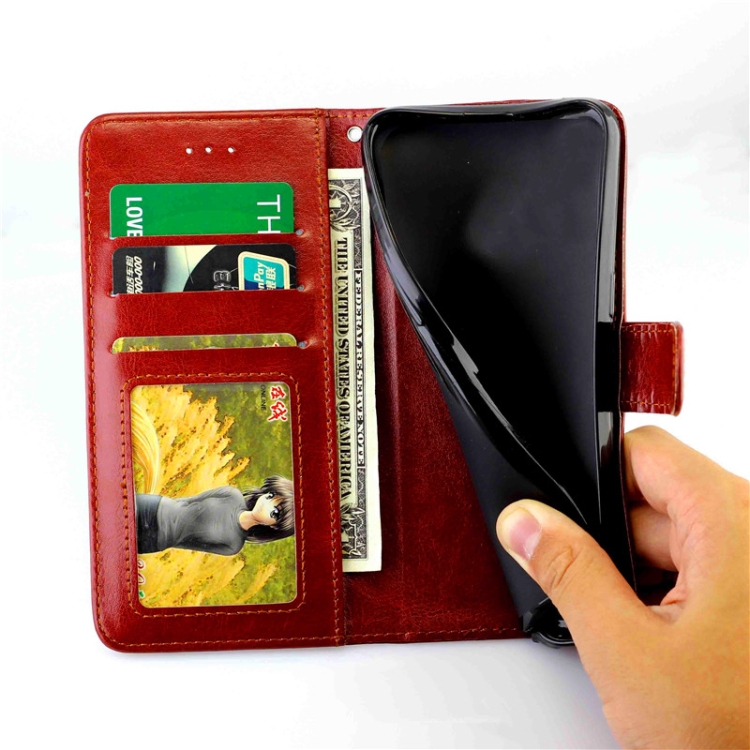 For Galaxy S20 Crazy Horse Texture Leather Horizontal Flip Protective Case with Holder & Card Slots & Wallet & Photo Frame(Baby Blue)