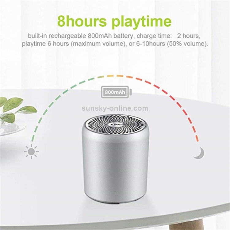 EWA A107 TWS Portable Super Mini Subwoofer Waterproof Bluetooth Speaker ...