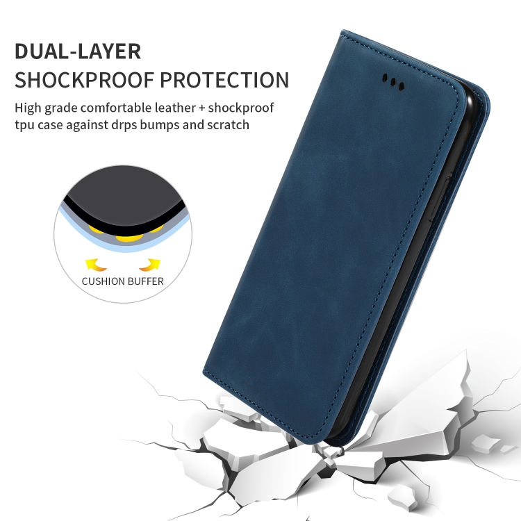 For Galaxy S20 Plus Retro Skin Feel Business Magnetic Horizontal Flip Leather Case(Navy Blue) For Galaxy S20 Plus Retro Skin Feel Business Magnetic Horizontal Flip Leather Case(Navy Blue)