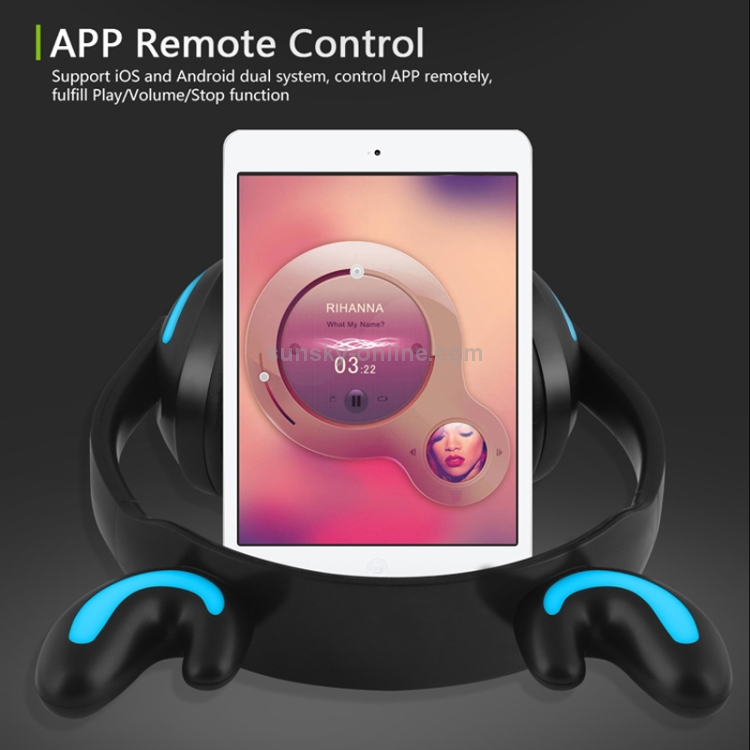 ZW19 LED 7色ライトBluetoothステレオワイヤレスヘッドフォン猫の耳が