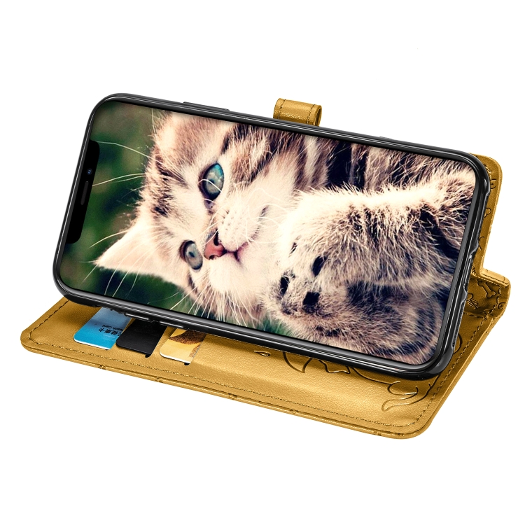 For iPhone 11 Pro Max Cute Cat and Dog Embossed Horizontal Flip PU Leather Case with Holder / Card Slot / Wallet / Lanyard(Yellow) For iPhone 11 Pro Max Cute Cat and Dog Embossed Horizontal Flip PU Leather Case with Holder / Card Slot / Wallet / Lanyard(Yellow)