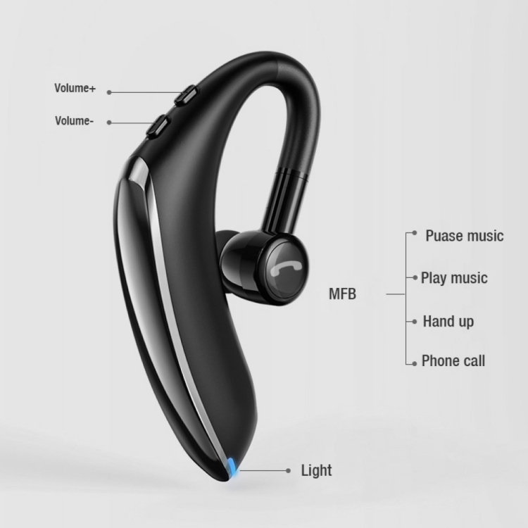F900 Mini Earhook 180° Freely Rotating Wireless Bluetooth 5.0 Earphone Car Handsfree Call Headphone(Blue) F900 Mini Earhook 180° Freely Rotating Wireless Bluetooth 5.0 Earphone Car Handsfree Call Headphone(Blue)
