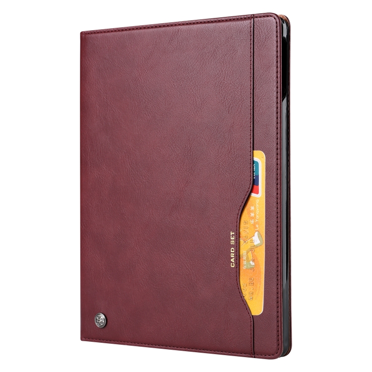 For iPad Pro 12.9 2022 / 2021 / 2020 Knead Skin Texture Horizontal Flip Leather Tablet Case(Wine Red) For iPad Pro 12.9 2022 / 2021 / 2020 Knead Skin Texture Horizontal Flip Leather Tablet Case(Wine Red)
