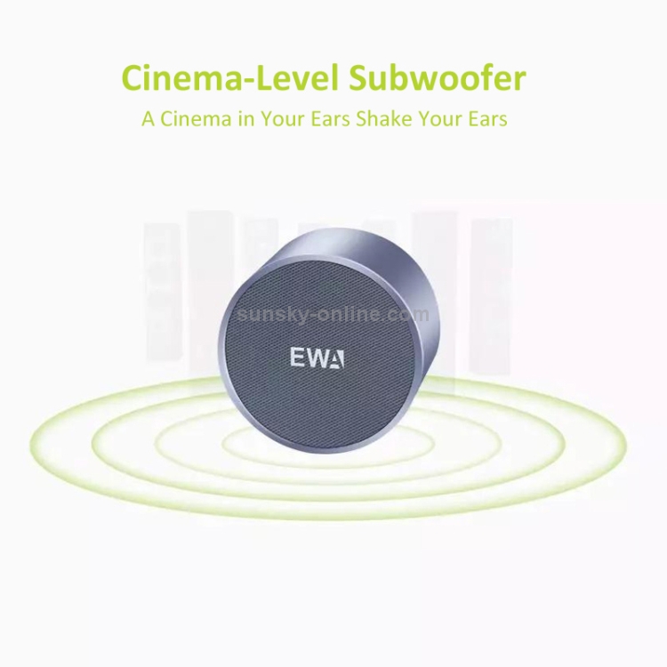 EWA A3 Mini Speakers 8W 3D Stereo Music Surround Wireless Bluetooth Speakers Portable Sound Bass Support TF Cards USB(Gray) EWA A3 Mini Speakers 8W 3D Stereo Music Surround Wireless Bluetooth Speakers Portable Sound Bass Support TF Cards USB(Gray)