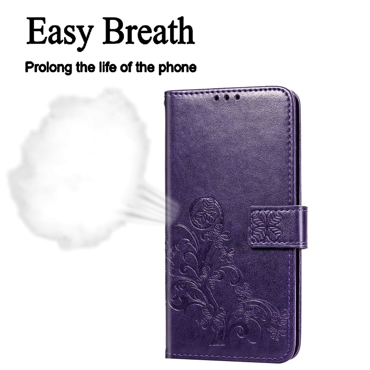 For Galaxy A41 Four-leaf Clasp Embossed Buckle PU Leather Case with Lanyard & Card Slot & Wallet & Holder(Blue) For Galaxy A41 Four-leaf Clasp Embossed Buckle PU Leather Case with Lanyard & Card Slot & Wallet & Holder(Blue)