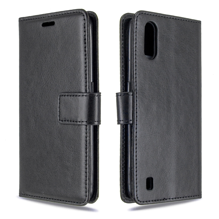For Galaxy A01 Crazy Horse Texture Horizontal Flip Leather Case with Holder & Card Slots & Wallet & Photo Frame(black) For Galaxy A01 Crazy Horse Texture Horizontal Flip Leather Case with Holder & Card Slots & Wallet & Photo Frame(black)