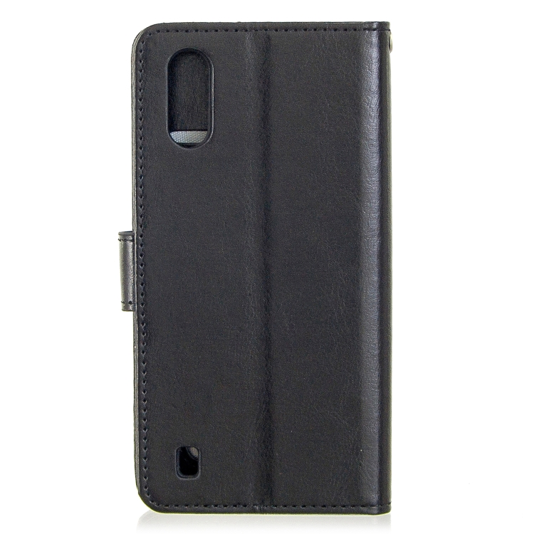 For Galaxy A01 Crazy Horse Texture Horizontal Flip Leather Case with Holder & Card Slots & Wallet & Photo Frame(black) For Galaxy A01 Crazy Horse Texture Horizontal Flip Leather Case with Holder & Card Slots & Wallet & Photo Frame(black)