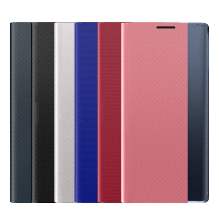 For Galaxy A71 2020 Plain Texture Cloth Attraction Flip Holder Leather Phone Case(Pink) For Galaxy A71 2020 Plain Texture Cloth Attraction Flip Holder Leather Phone Case(Pink)