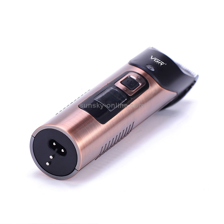 VGR V-003 กรรไกรตัดผมหลายความเร็วปรับได้ 10 วัตต์พร้อมจอแสดงผล LED ...
