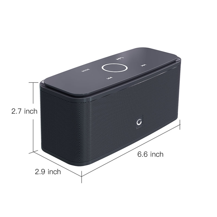 DOSSTouch Control Bluetooth Speaker 2x6W Portable Wireless Speakers Stereo Sound Box with Bass and Built-in Mic(Blue) DOSSTouch Control Bluetooth Speaker 2x6W Portable Wireless Speakers Stereo Sound Box with Bass and Built-in Mic(Blue)