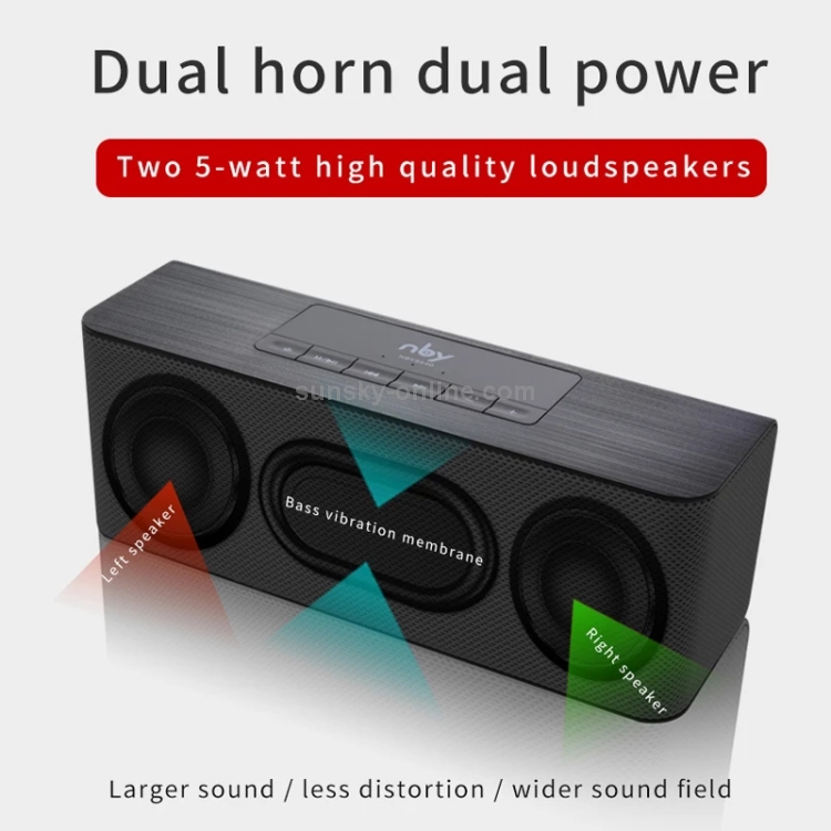 NBY 5540 Bluetooth Speaker Portable Wireless Speaker High