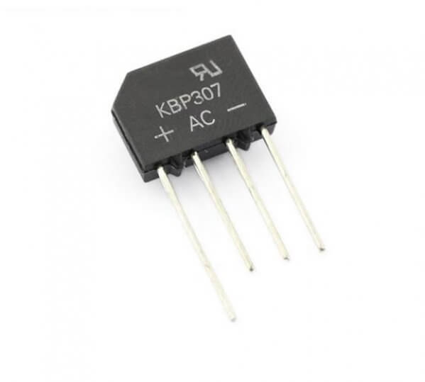 10PCS 3A 1000V KBP307 วงจรเรียงกระแสสะพานไดโอด KBP 307 Power Diode ...