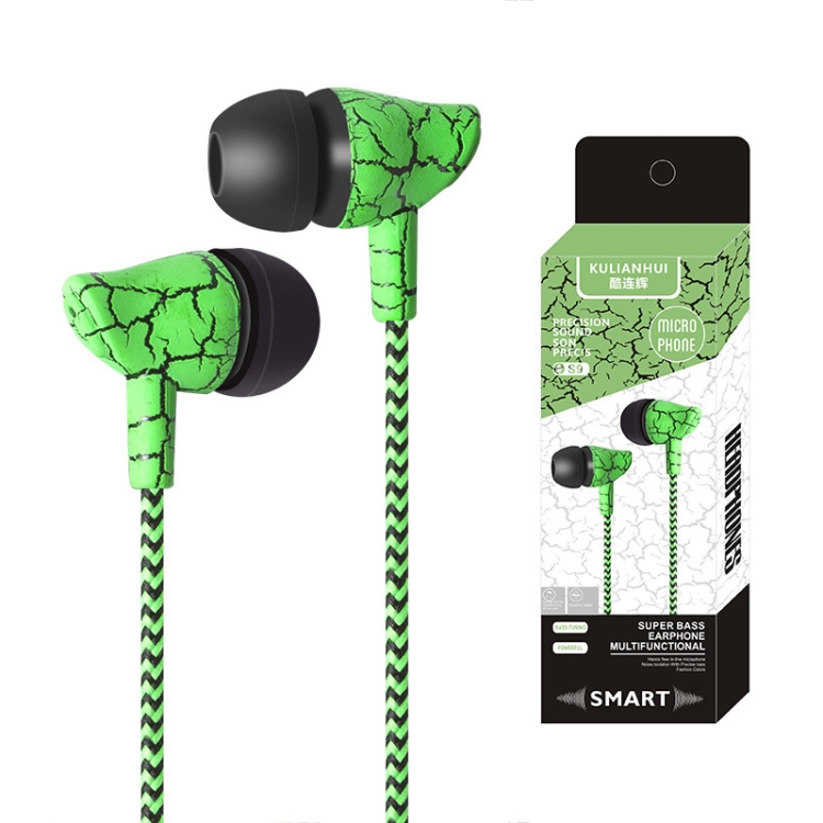 Verde Ultra Bass Super Sonido Earbud auriculares Para Samsung Galaxy S3 