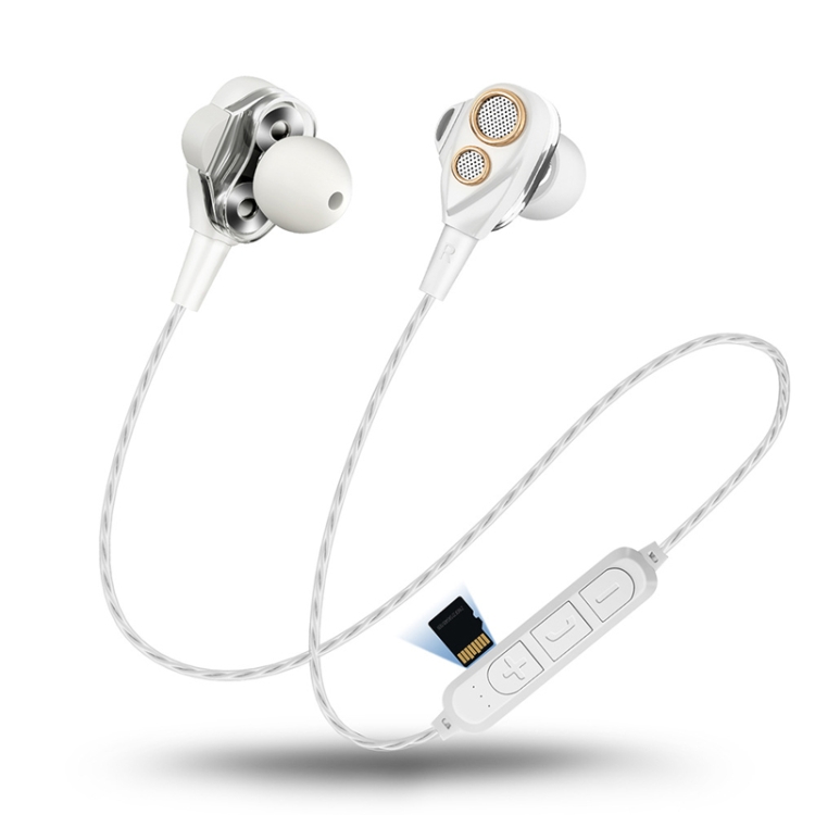 Four Speakers 6D Surround Sound Bluetooth Earphones for Mobile Phone, with TF Card Slot(Black) Four Speakers 6D Surround Sound Bluetooth Earphones for Mobile Phone, with TF Card Slot(Black)