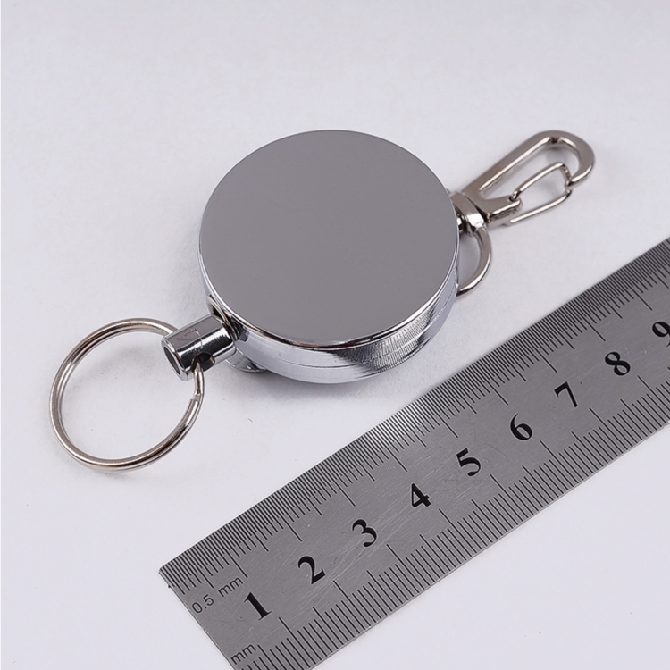 Porte-clés élastique Porte-clés rétractable Support de badge anti-carte  d'identité perdue 60cm