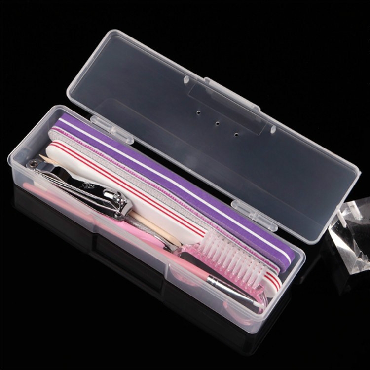 3 bolígrafos de bordado / aguja para cejas / cuchilla / bolígrafo para recortar cejas / caja de almacenamiento para máquina de bordar (rosa) - 3