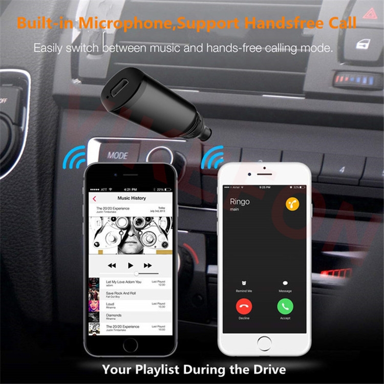 2 in 1 Car Hands-free Bluetooth Adapter 5.0 Bluetooth Receiver One To Two, Supports APTX / APTX LL 2 in 1 Car Hands-free Bluetooth Adapter 5.0 Bluetooth Receiver One To Two, Supports APTX / APTX LL
