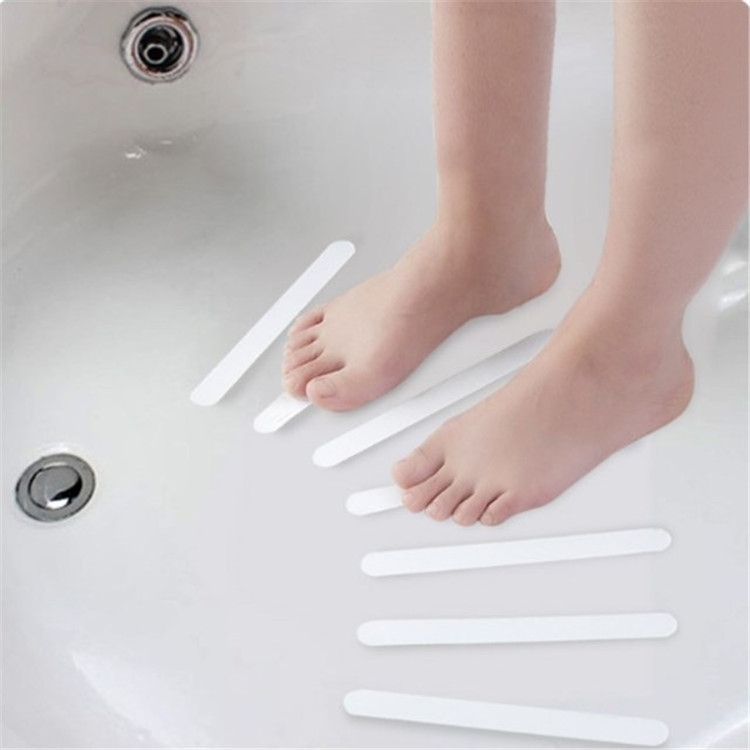 5 in 1 Transparent Non-slip Safety Strips for Bathroom, Stairs, Shower, and Bathtub – long-lasting anti-slip tape for slippery wet surfaces in homes
