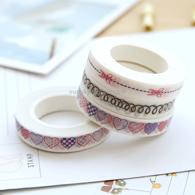 Zonon 3 Rolls Tape, Self Adhesive Metalized Polyester Film Tape, Washi Tape