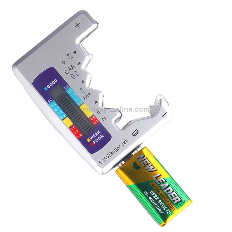 Testeur De Batterie BT189, écran LCD, Vérificateur De Batterie Universel Pour Piles Bouton AA AAA 9V 1.5V/3V, Moniteur LED Numérique