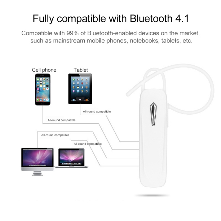 Auriculares inalámbricos Bluetooth V4.1 V8S para teléfono móvil, cascos de  negocios con micrófono manos libres para música, para IPhone, Xiaomi,  Samsung y Huawei - AliExpress
