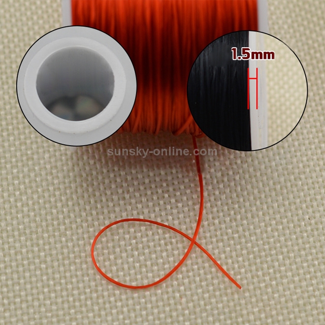 50M Strong Stretch Elastic Cord Wire rope Bracelet Necklace String Bead  0.5mm_$z