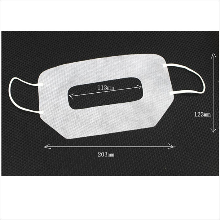 Máscara de ojos de higiene protectora 100 PCS Máscara de ojos desechable blanca para gafas de realidad virtual - 1