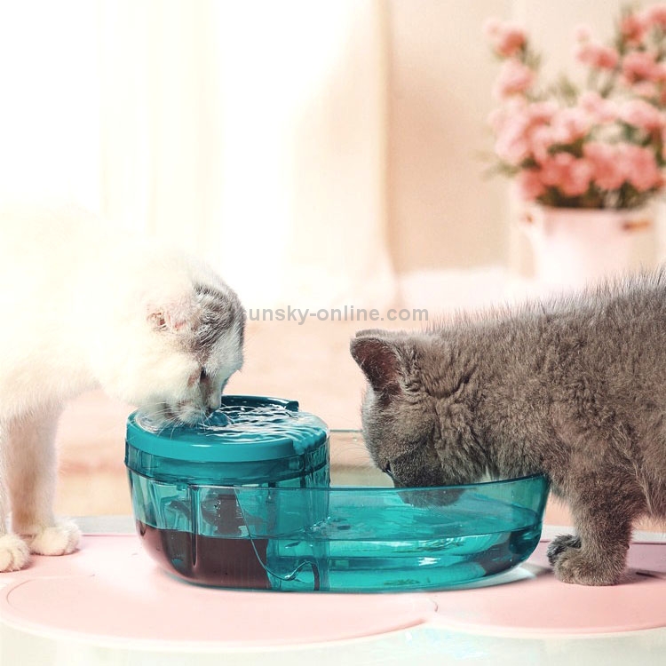 Fontana per gatti Distributore di acqua per gatti Accessori per animali  domestici Fontanella per gatti Circolazione automatica Bottiglia d'acqua  per fontane per animali domestici