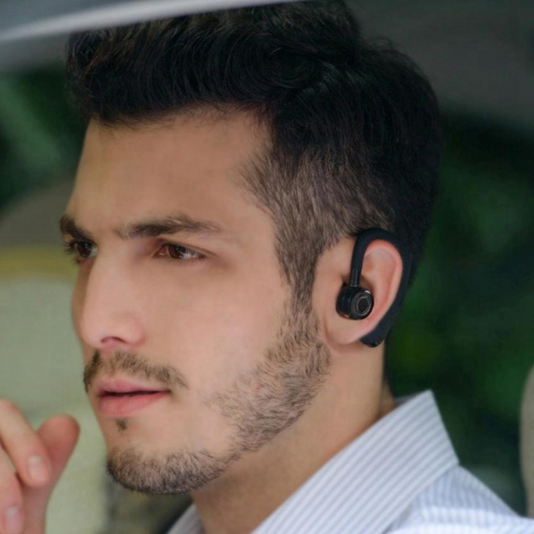 CIRCE K5 Handsfree Wireless Bluetooth Earphone Car Handsfree Bluetooth Headsets Phone Earphones with Mic(Blue)