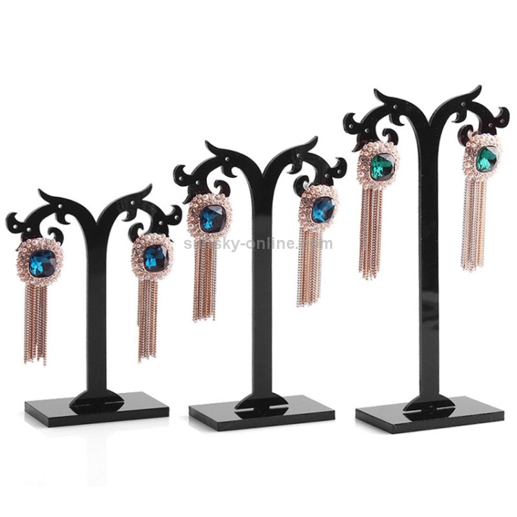 3Pcs Multifunction Tree Jewelry Display Rack Holder Hanger Earrings Necklace 