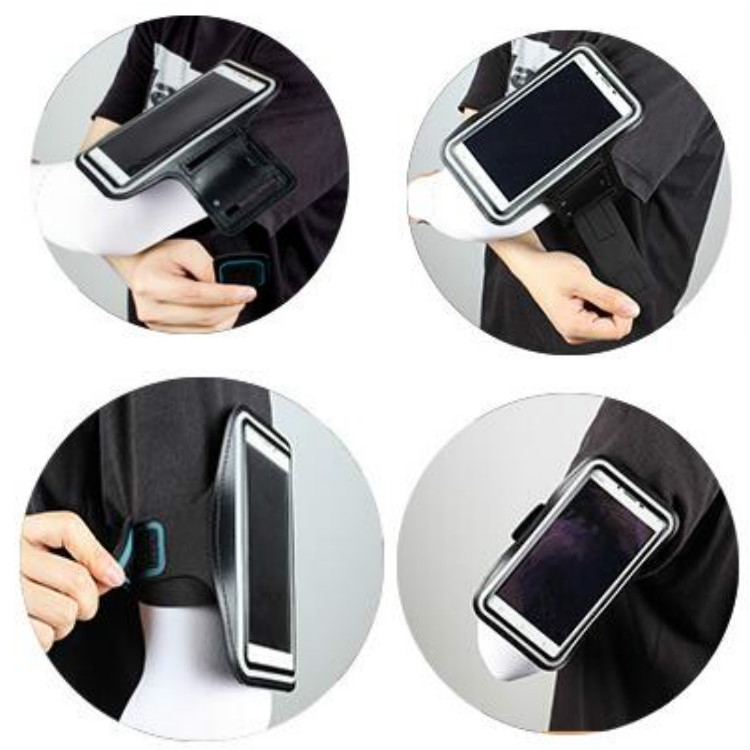 Sports Armband Phone Case Compatible With iPhone/Samsung/Huawei Universal  Sport Phone Case Arm Band Running Bags with Earphone Port Multifunctional  Zipper Phone Key Wallet for Cycling Letter X Wrist Pouch Bag