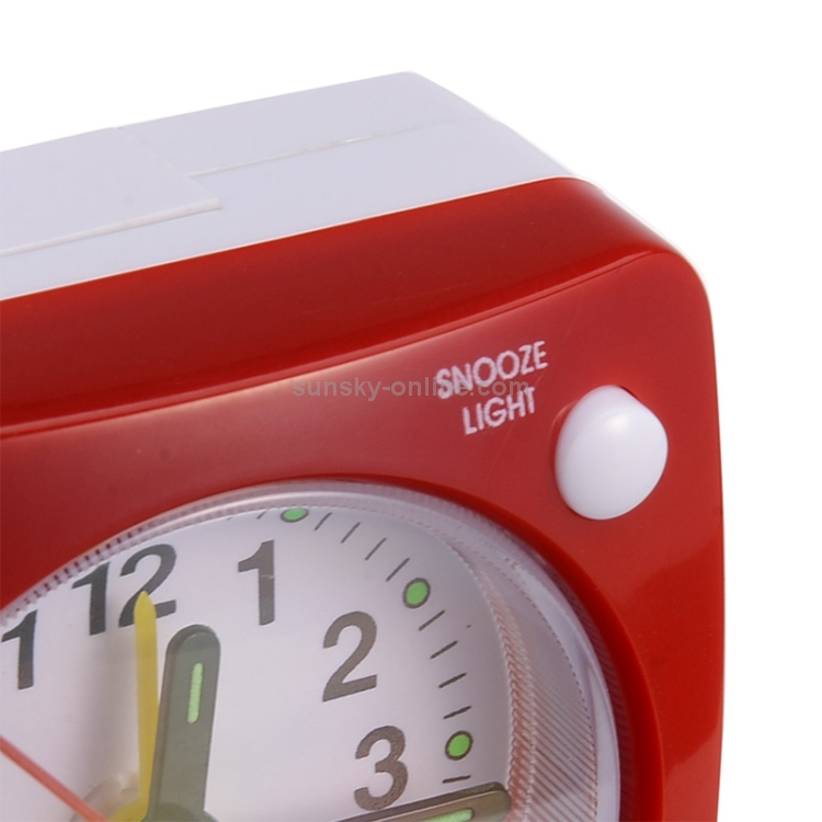 Braun Reloj despertador analógico de viaje clásico con repetición y luz,  tamaño compacto, movimiento de cuarzo silencioso, alarma de pitido  Crescendo