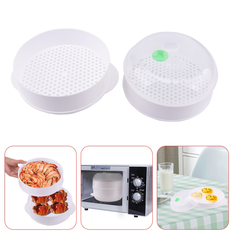 New Microwave Steamer with Circular Square Single Double and Triple Layers  Perfect for Kitchen Use - AliExpress