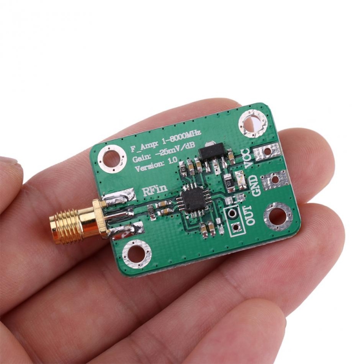 AD8318 RF Logarithmic Detector 1-8000MHz Dynamometer 70dB RSSI ...
